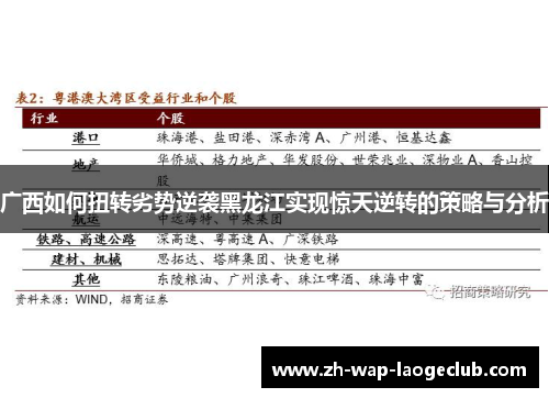 广西如何扭转劣势逆袭黑龙江实现惊天逆转的策略与分析